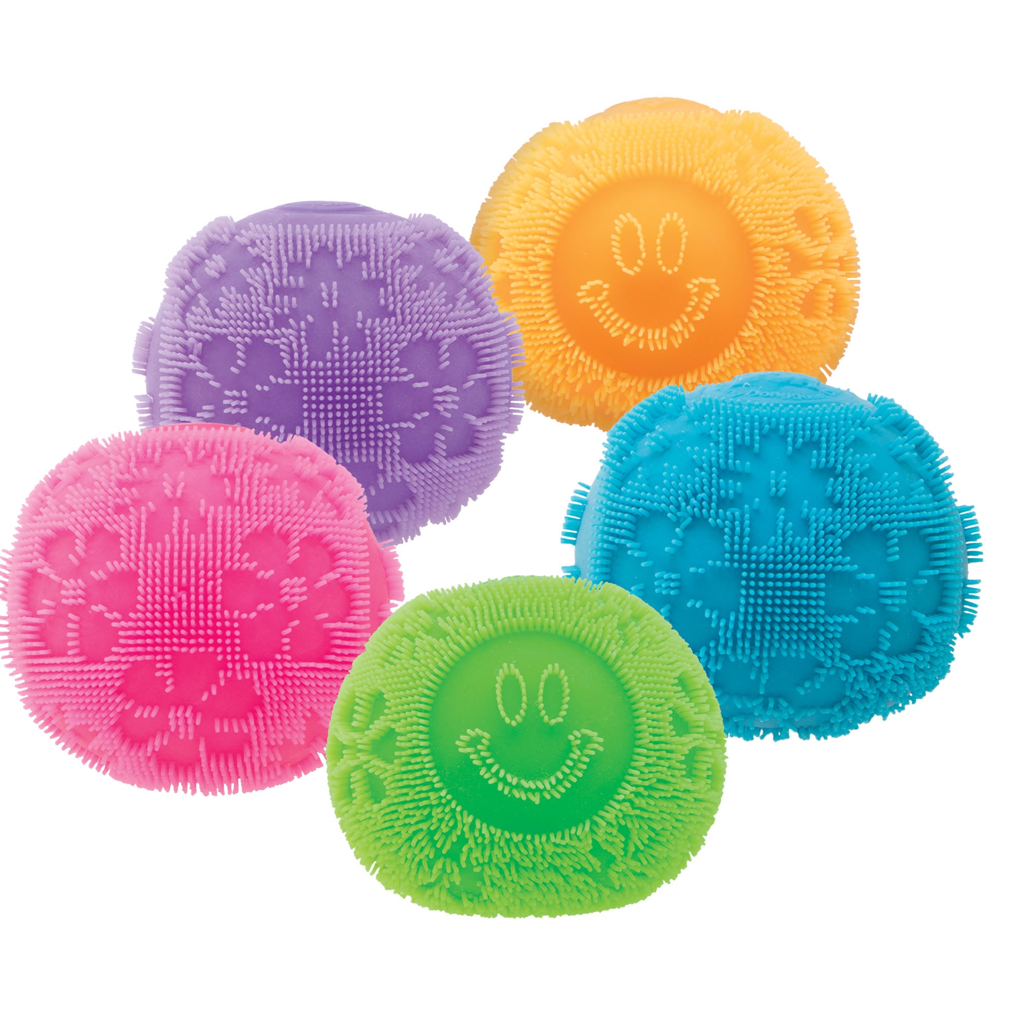 Schylling NeeDoh Fuzz Ball Flower Power - Sensory Toy with a Velvet Texture and Soft Cloud Squish - Image 4