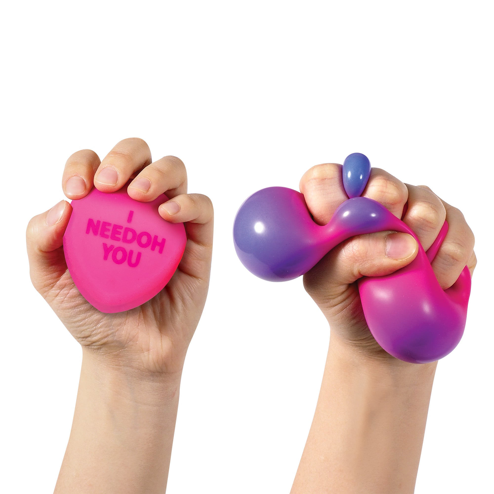 Schylling NeeDoh Color Change Squeeze Heart - Sensory Toy with a Satisfying Dough Filling - Image 3