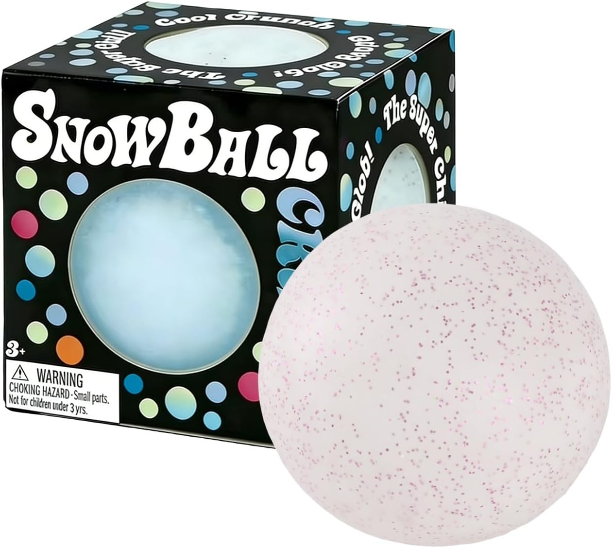 Snowball Stress Relief. Squeeze Fidget Ball for Adults.Slow Rise Portable Desk Ball.Relaxation & Daily Calm Gifts : Toys & Games