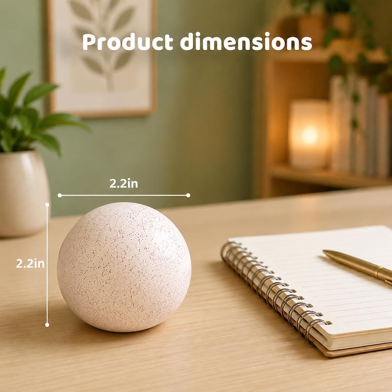 Snowball Stress Relief. Squeeze Fidget Ball for Adults.Slow Rise Portable Desk Ball.Relaxation & Daily Calm Gifts : Toys & Games - Image 6