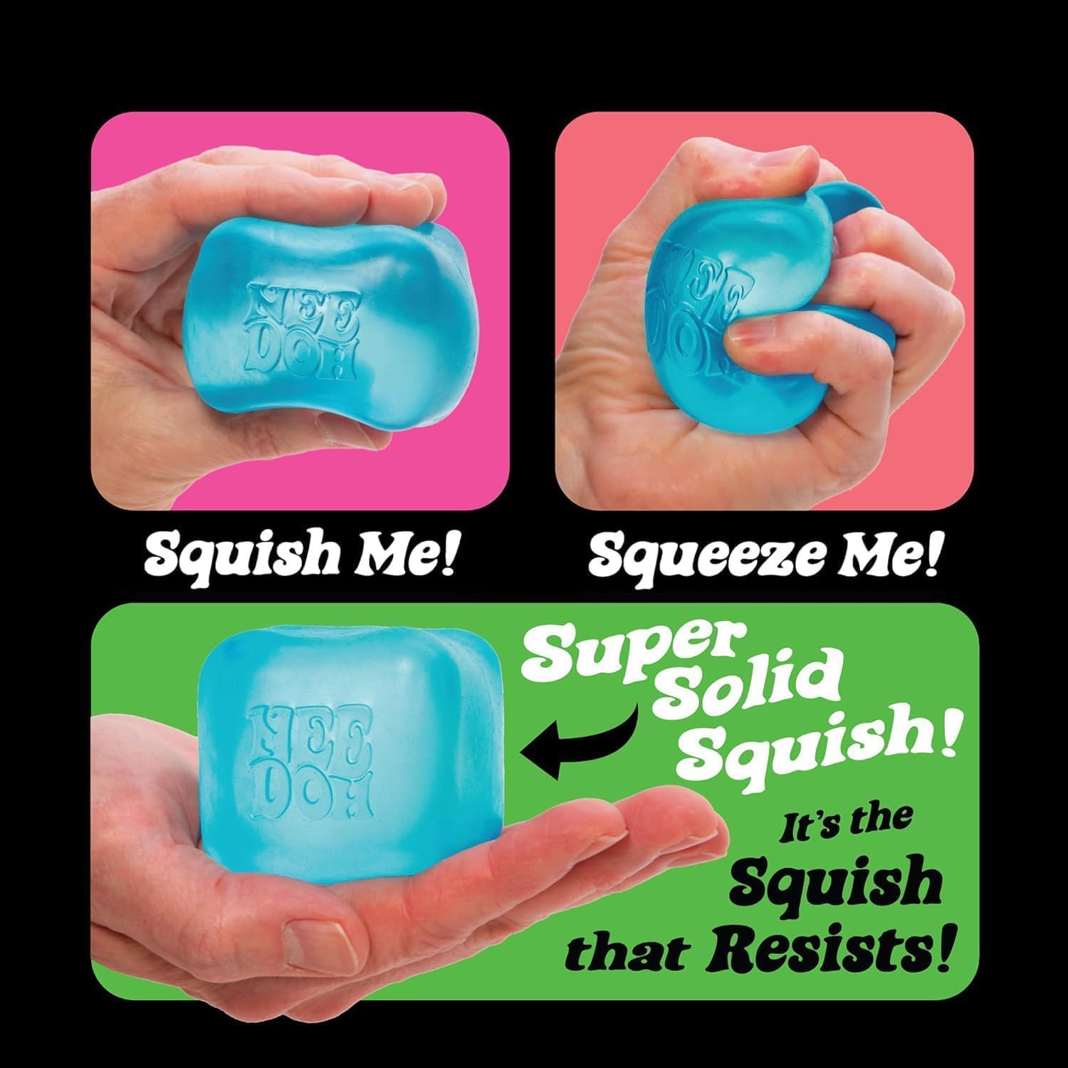 Schylling NeeDoh Nice Cube -Sensory Squeeze Toy with Super Solid Squish - 2.25 Cube : Toys & Games - Image 5