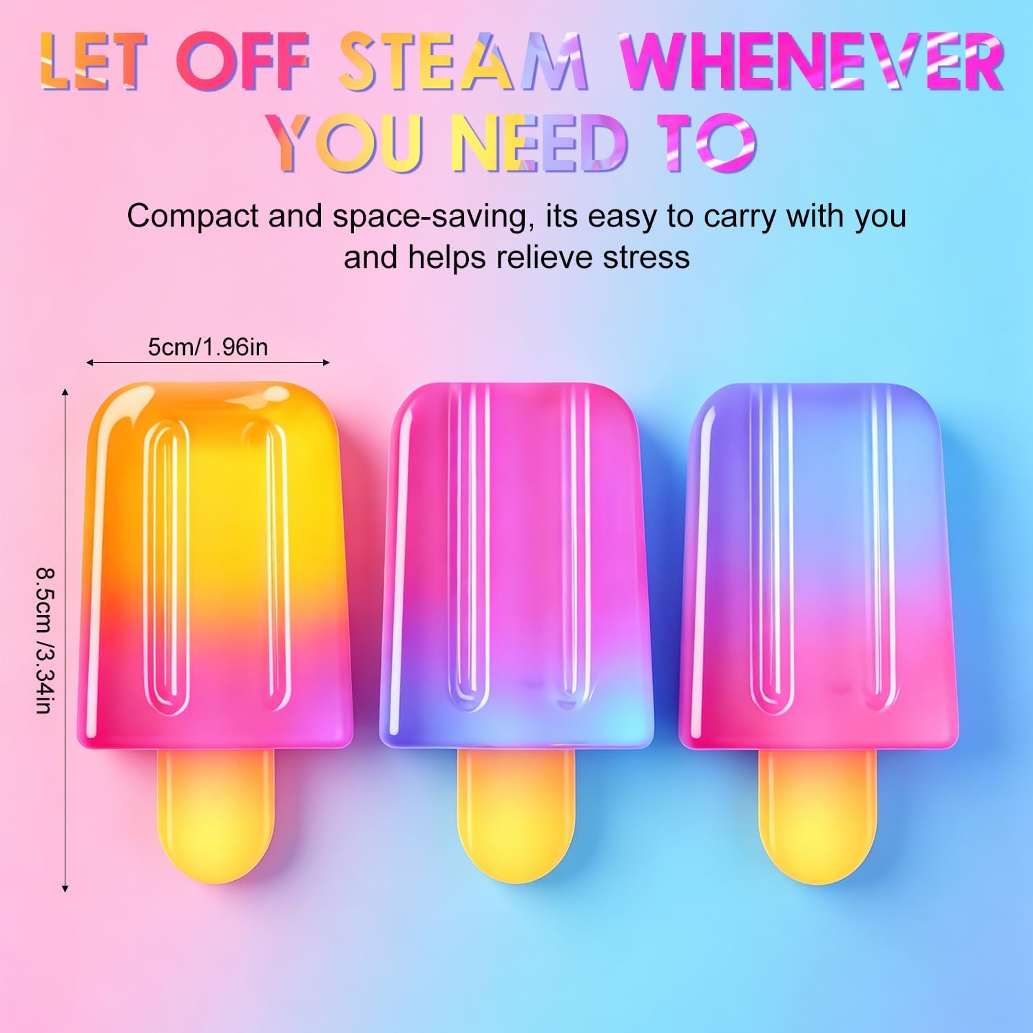 Ice Cream Squishy Toy. Cute Squishy Moldable Slow Rise Relaxing Sensory Fidget Stress. Squeeze Ball Relief for Anxiety Relief (Blue) : Toys & Games - Image 6