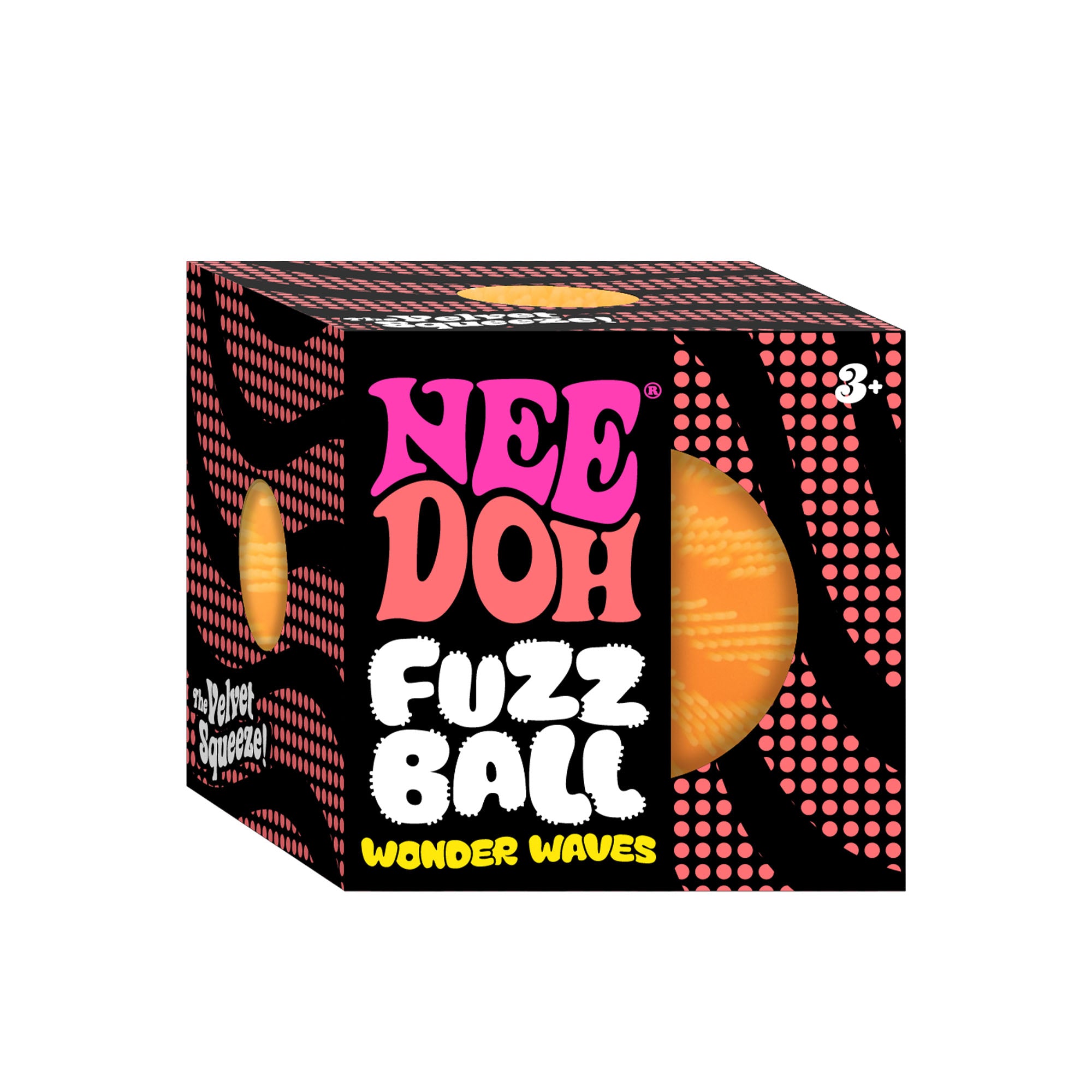 Schylling NeeDoh Fuzz Ball Wonder Waves - Sensory Toy with a Velvet Texture and Soft Cloud Squish - Image 7