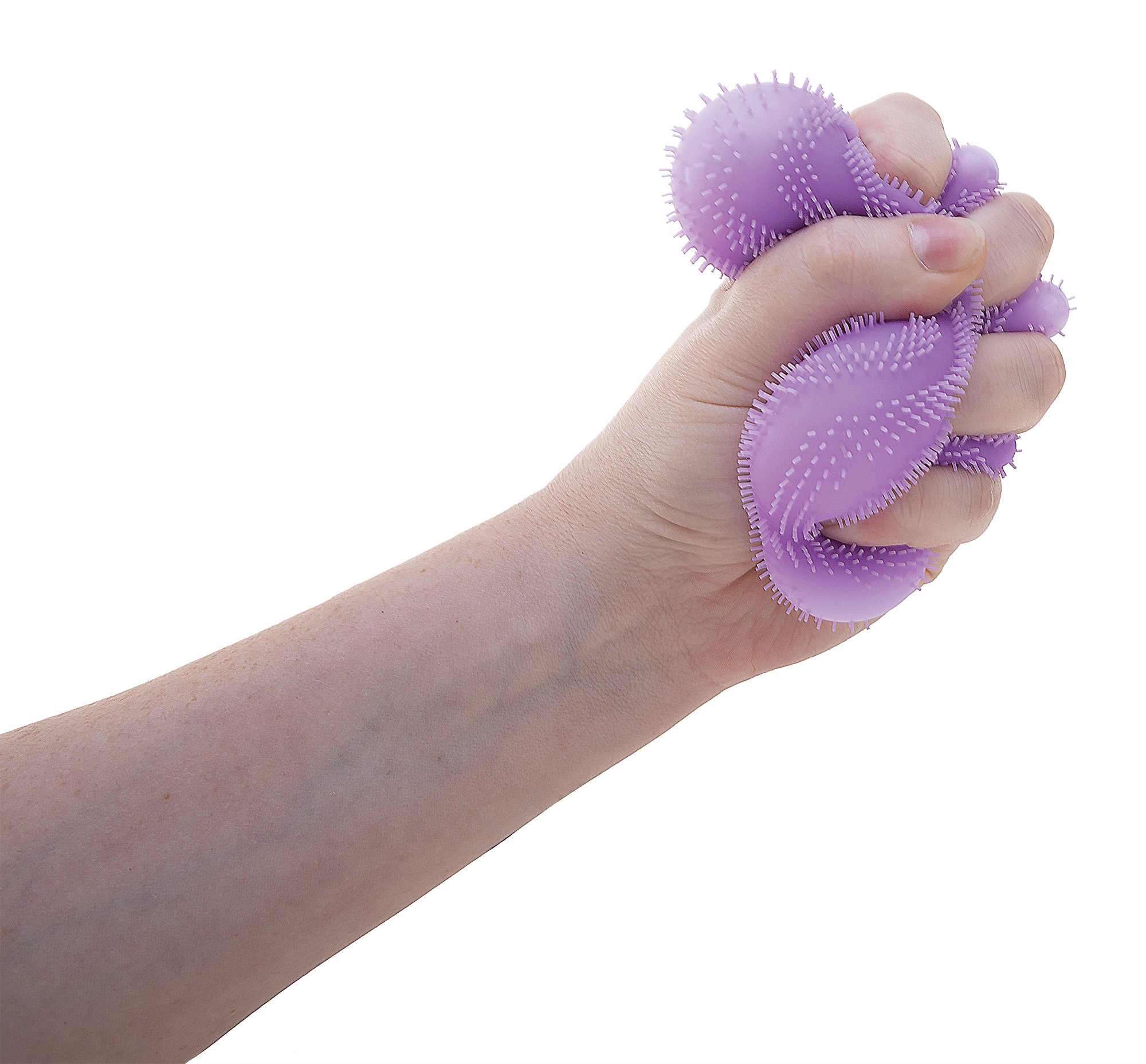 Schylling NeeDoh Fuzz Ball Flower Power - Sensory Toy with a Velvet Texture and Soft Cloud Squish