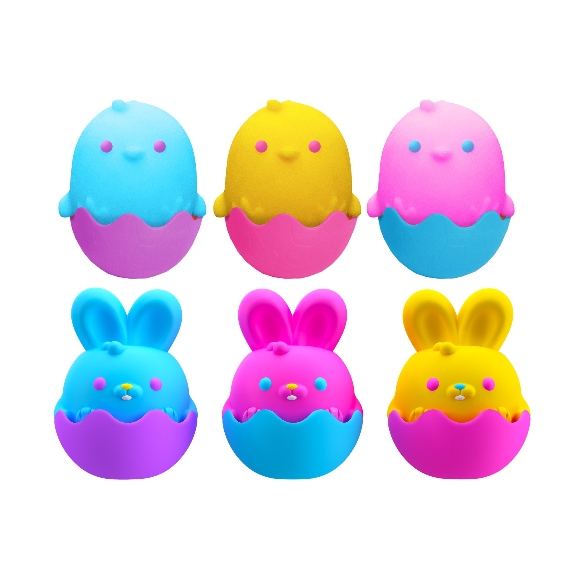 Schylling NeeDoh Bunnies & Chicks - Sensory Toys with a Satisfying Dough Filling - Image 5