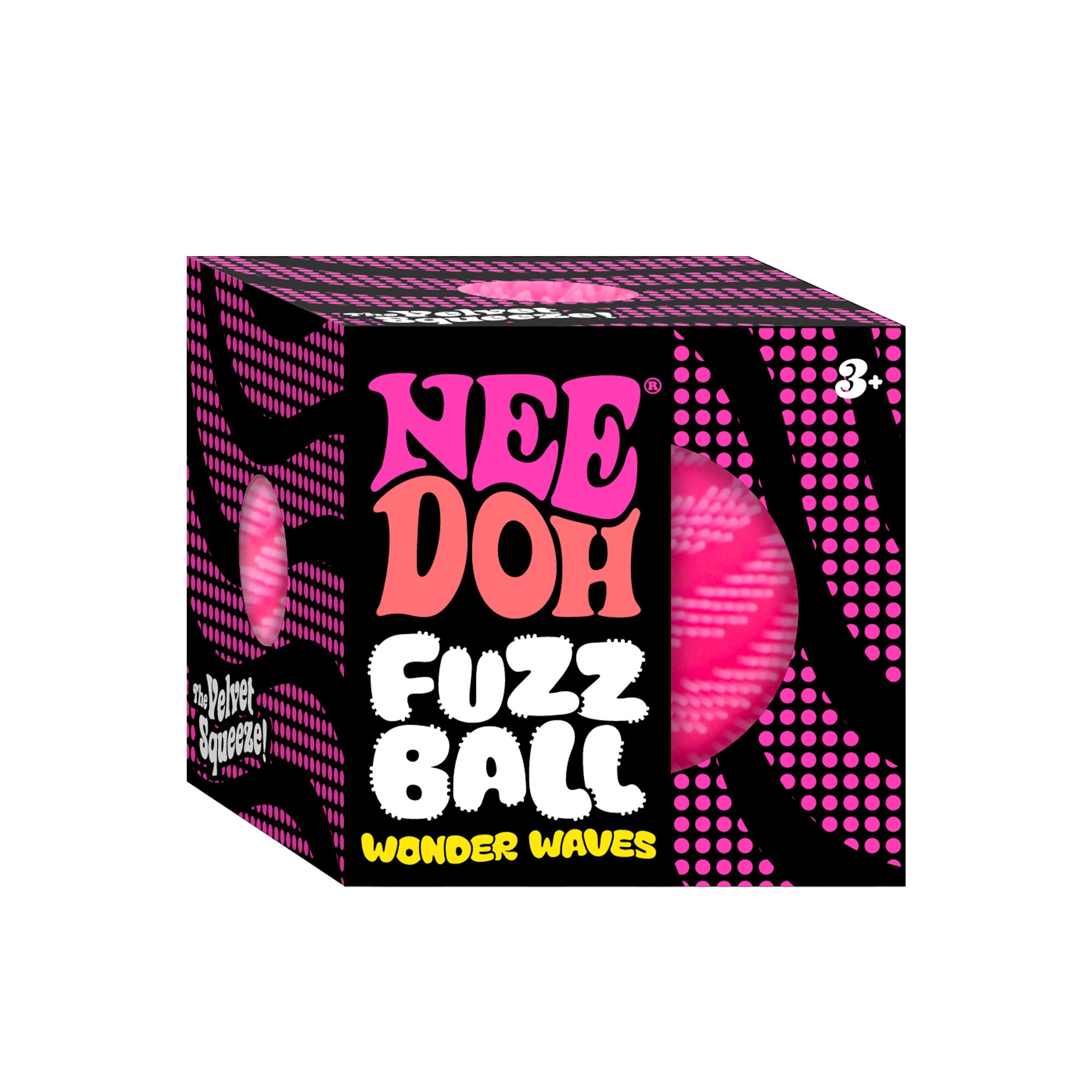 Schylling NeeDoh Fuzz Ball Wonder Waves - Sensory Toy with a Velvet Texture and Soft Cloud Squish - Image 5